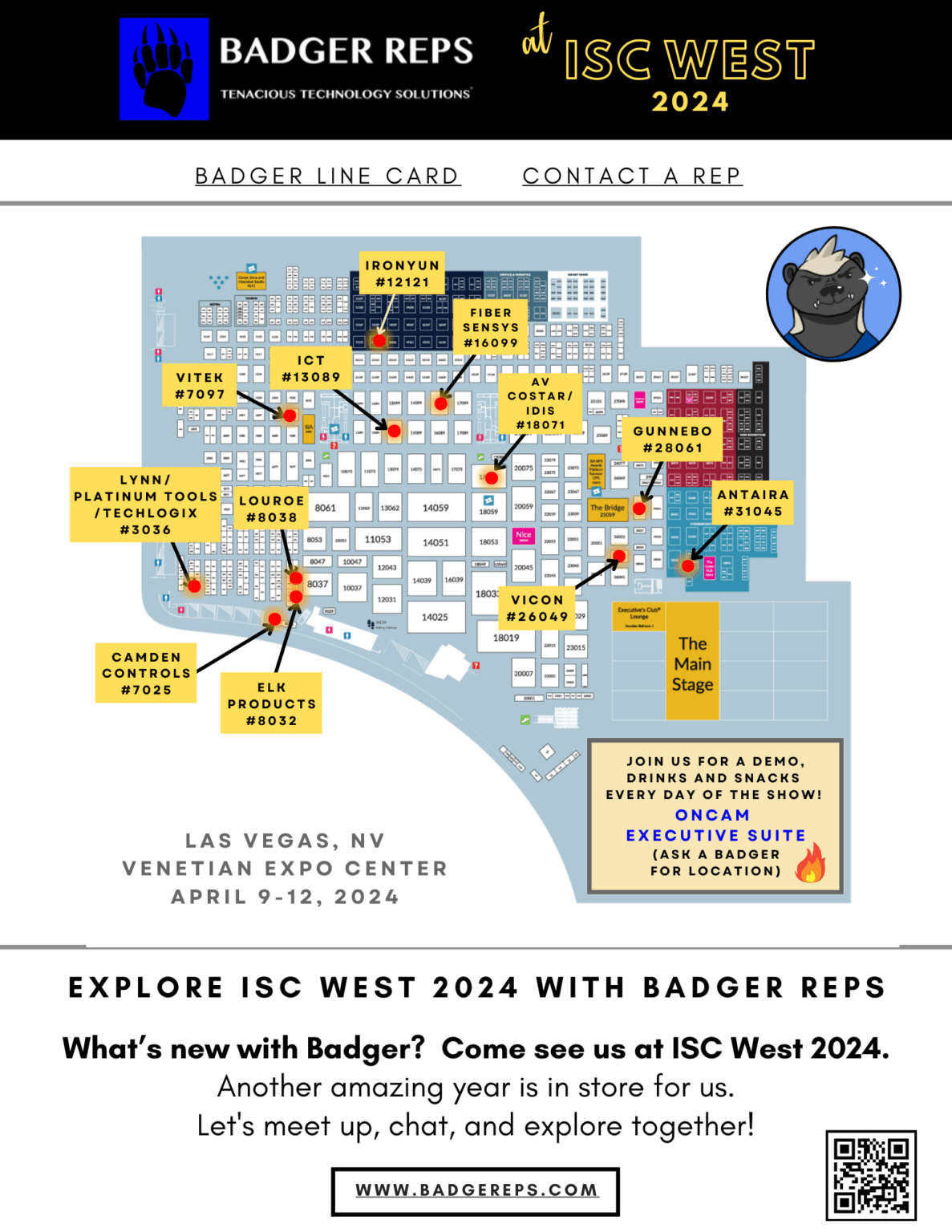 Badger Reps at ISC West 2024 Badger Reps